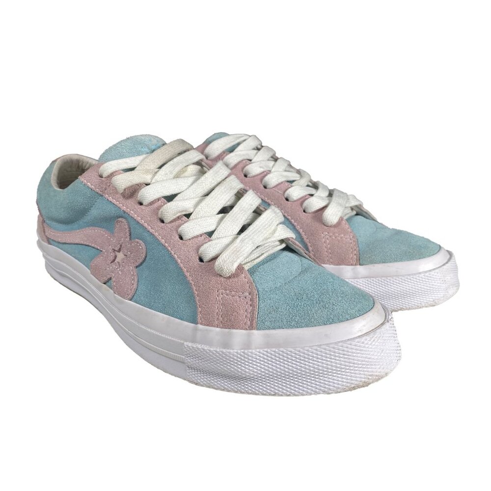 Golf le Fleur x Converse One Star "Plume" Suede Sneakers men's size US 9.5